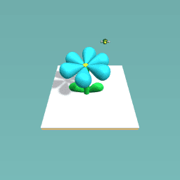 The Bee and the Blue Flower