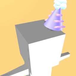 Side ways party hat