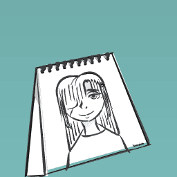 Sketched girl