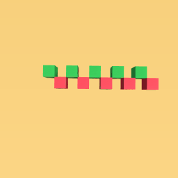 Red and Green Zig-zag