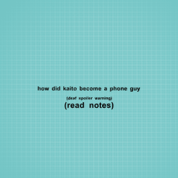 kaito's backstory