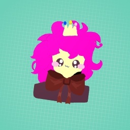 The cute girl