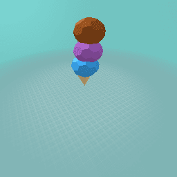 Blueberry choc ice cream