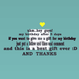 help me get 5 followers