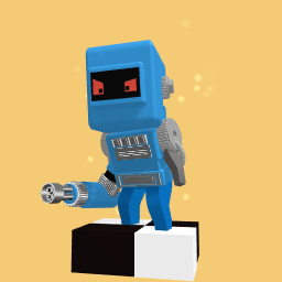 Blue battle bot