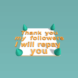 Followers,thank you