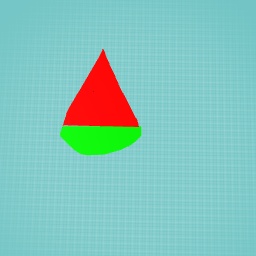 Very unrealistic watermelon slice