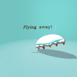 Flying away!