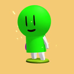 green stickman