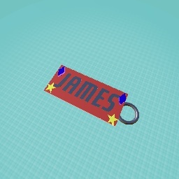 James’s nametag