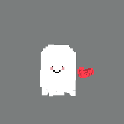 Ghost pixel art
