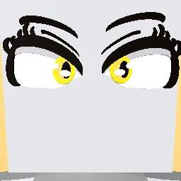 Yellow girl eyes