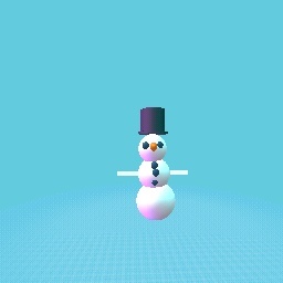 Bubbles the snowman