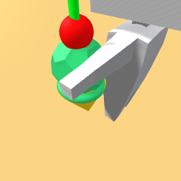 Sherbet with a cherry