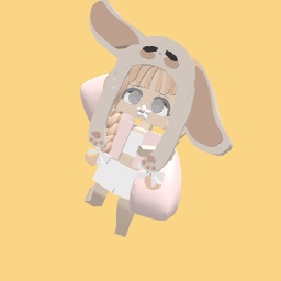 Cute bunny girl