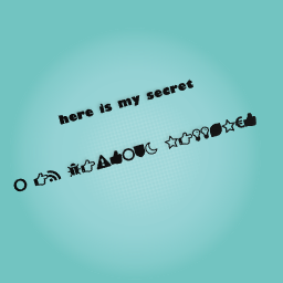 this is my secret