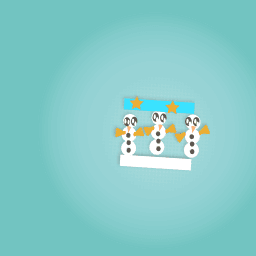 Snowman couple