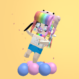 rainbow girl