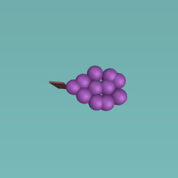 A bunch of purple grapes