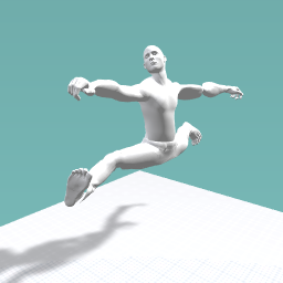 Great leaping man