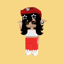 Girl in Red, White, and Black Avatar!