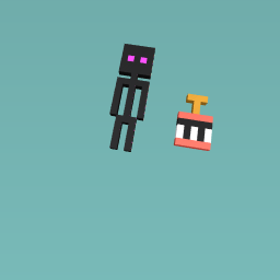 enderman and TNT
