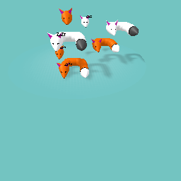 Fox heads and fox necklases