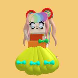 Rainbow Halloween look