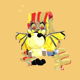 Matalic bat dragon girl!