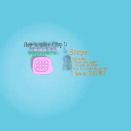 How to make a Pop It - Turtorial