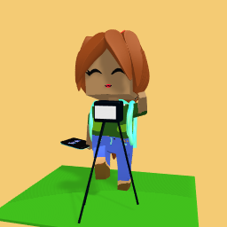 Girl going on a hike