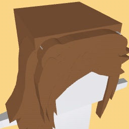 side ponytail with parted bangs