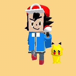 Ash (With Pikachu Version)