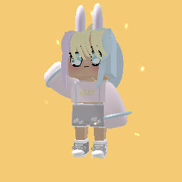 Bunny girl cute easter bunny rabbit cute kawaii