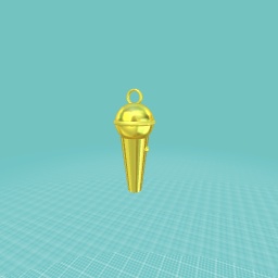 Golden Mic Pendant