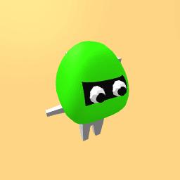 green ninja head