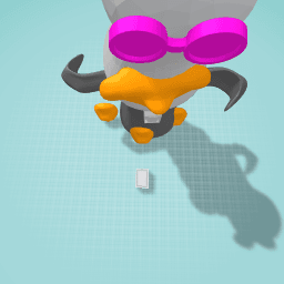 DJ penguin robot