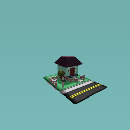 small cute house