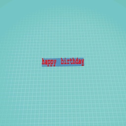 happy birthday