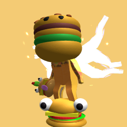Burger withwings that fly