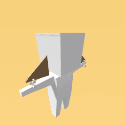 Cute white chain earings