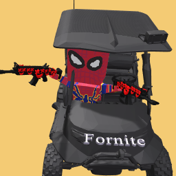 fortnite car and spiderman