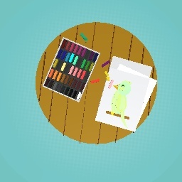 Couler with crayons