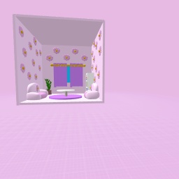 Pink living room