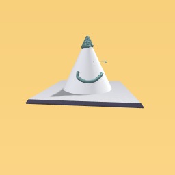 Smily cone head man