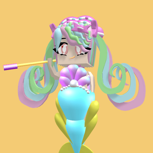  Candy mermaid girl