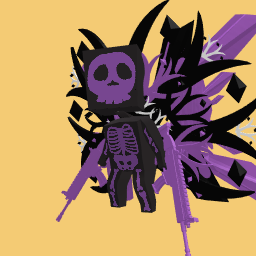 Purple skeleton