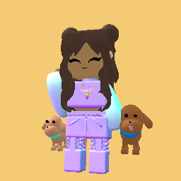 Me and my Pups, Toffee & Choco