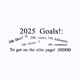 2025 goals