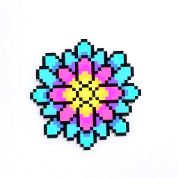 Flower pixelart